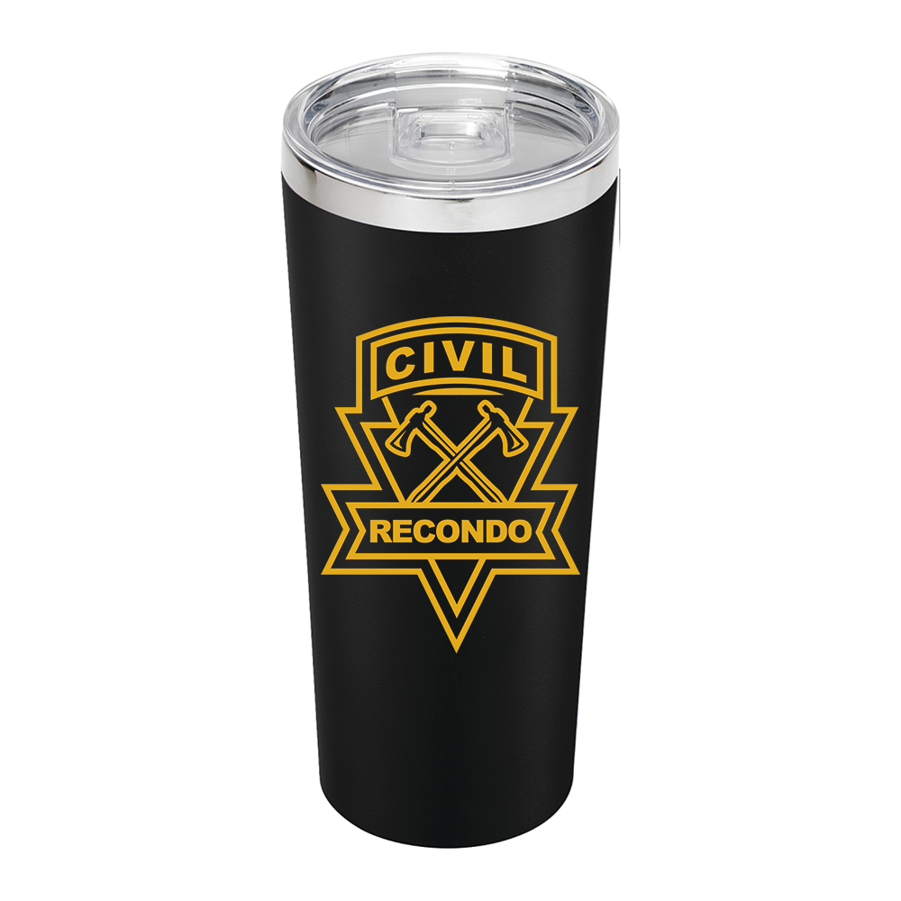 Civil Recondo Black Thor Copper Vacuum Insulated Tumbler 22 oz