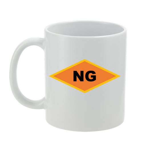 Orange NG Diamond Ceramic Coffee Mug 11oz