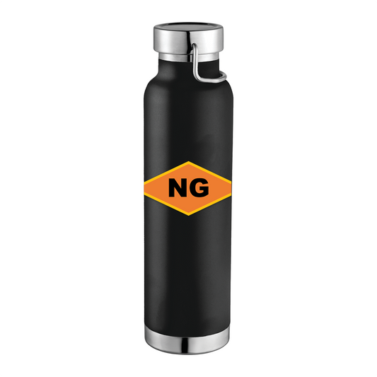 Orange NG Diamond Black Thor Copper Vacuum Insulated Bottle