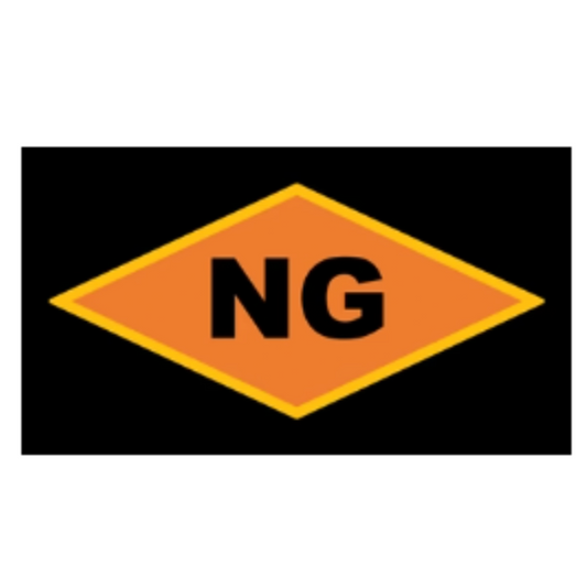 NG Orange Diamond with Border Flag