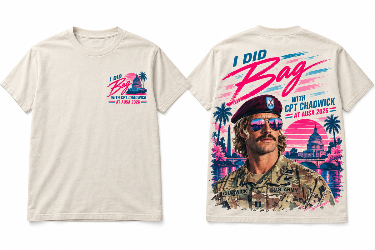 I did bag with CPT Chadwick AUSA26 Tee