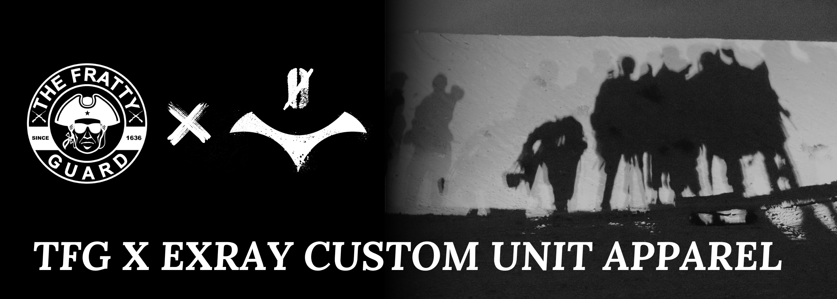 The Fratty Guard Exray Custom Unit Apparel Logo Banner